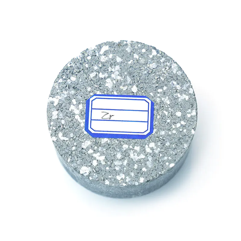 Tabletas de circonio para aleación de aluminio.